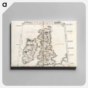 アートパネル-Prima Europae tabula
 - ボストン公共図書館 Canvas.