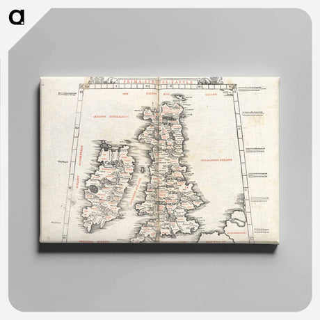 アートパネル-Prima Europae tabula
 - ボストン公共図書館 Canvas.