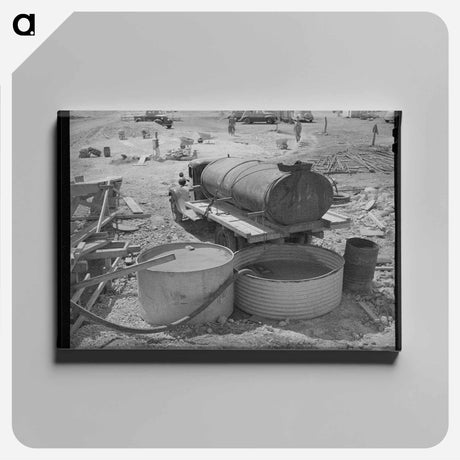 アートパネル-Water Tank Truck, Menard County
 - ラッセル リー Canvas.