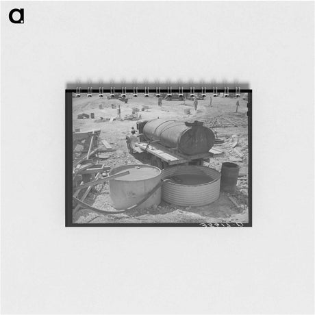 アートメモ帳-Water Tank Truck, Menard County
 - ラッセル リー Memo.