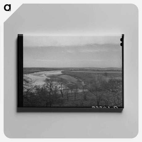 アートパネル-The Canadian River, McIntosh County, Oklahoma
 - ラッセル リー Canvas.