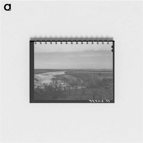 アートメモ帳-The Canadian River, McIntosh County, Oklahoma
 - ラッセル リー Memo.