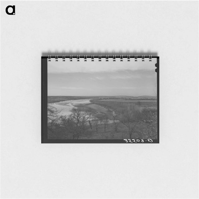 アートメモ帳-The Canadian River, McIntosh County, Oklahoma
 - ラッセル リー Memo.