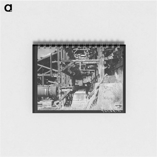 アートメモ帳-Abandoned Gold Mill, Telluride
 - ラッセル リー Memo.