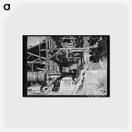 アートポストカード-Abandoned Gold Mill, Telluride
 - ラッセル リー Postcard.
