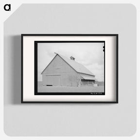 アートポスター-Barn on Cotton Farm
 - ラッセル リー Poster.