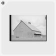 アートポストカード-Barn on Cotton Farm
 - ラッセル リー Postcard.