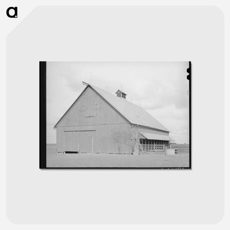 アートポストカード-Barn on Cotton Farm
 - ラッセル リー Postcard.