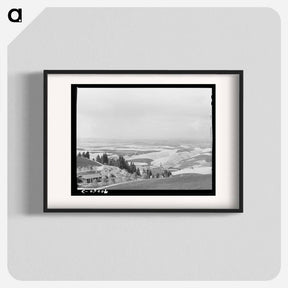 アートポスター-Wheat Fields from Winchester Hill
 - ラッセル リー Poster.