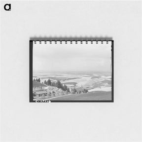 アートメモ帳-Wheat Fields from Winchester Hill
 - ラッセル リー Memo.