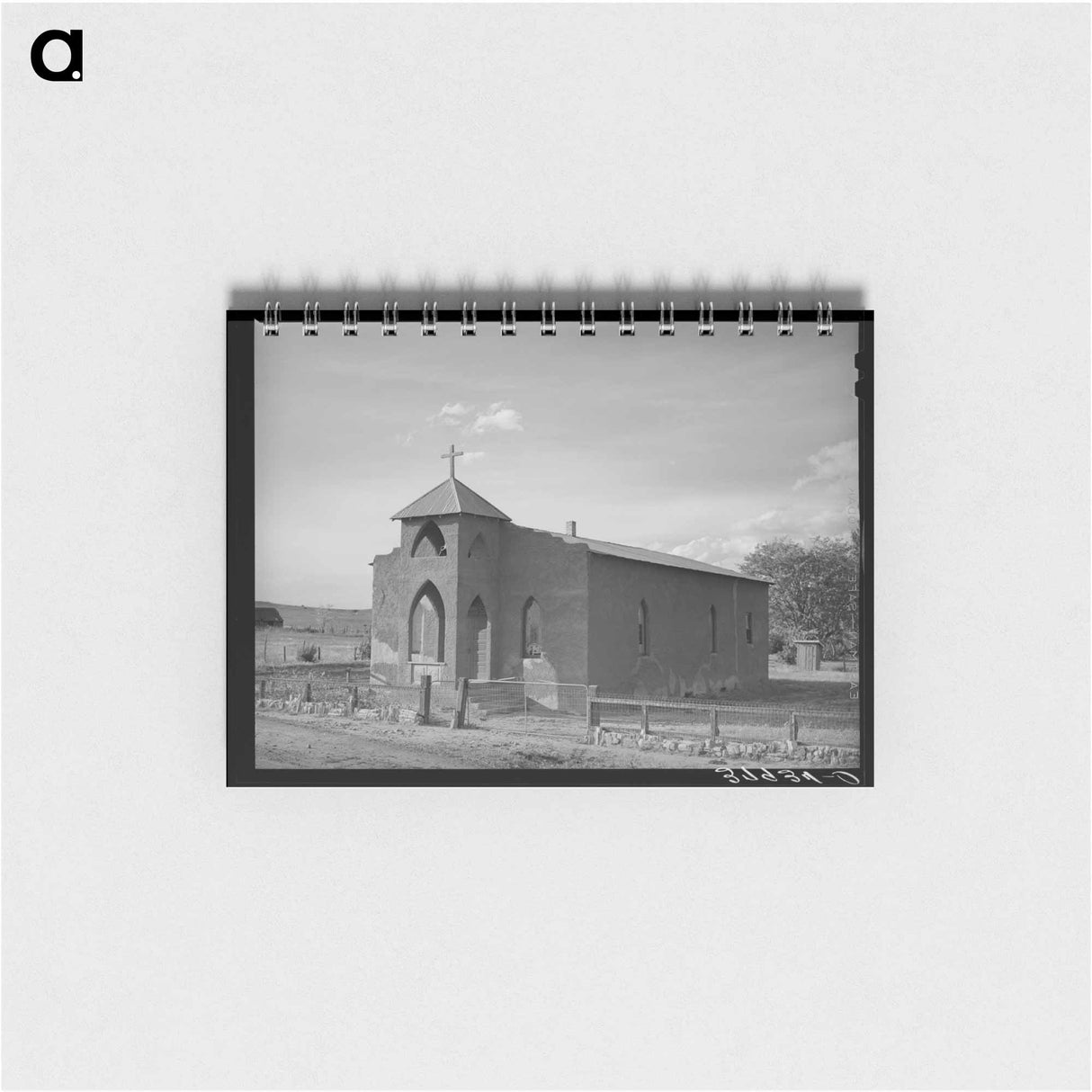アートメモ帳-Church, Concho, Arizona
 - ラッセル リー Memo.