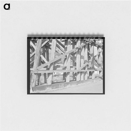 アートメモ帳-Cowlitz Railroad Trestle
 - ラッセル リー Memo.