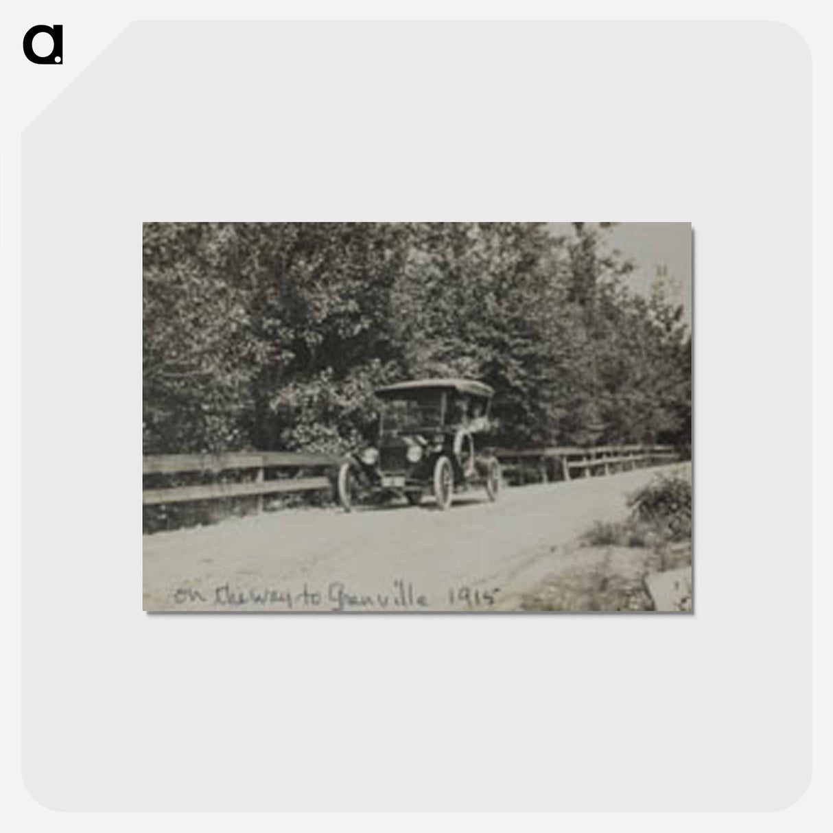 アートポストカード-On the way to Granville
 - ボストン公共図書館 Postcard.