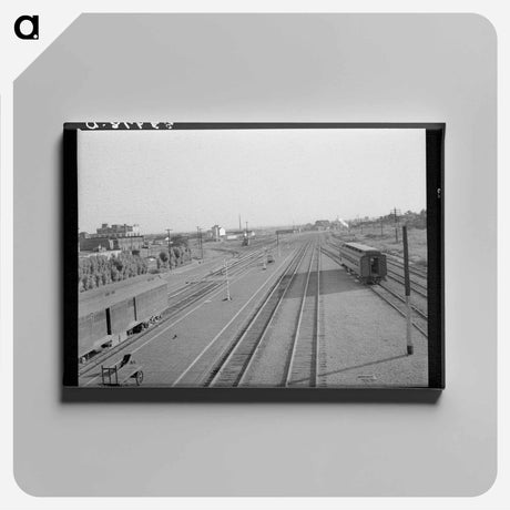 アートパネル-Railroad Yards, Muskogee, Oklahoma
 - ラッセル リー Canvas.