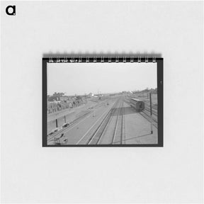 アートメモ帳-Railroad Yards, Muskogee, Oklahoma
 - ラッセル リー Memo.