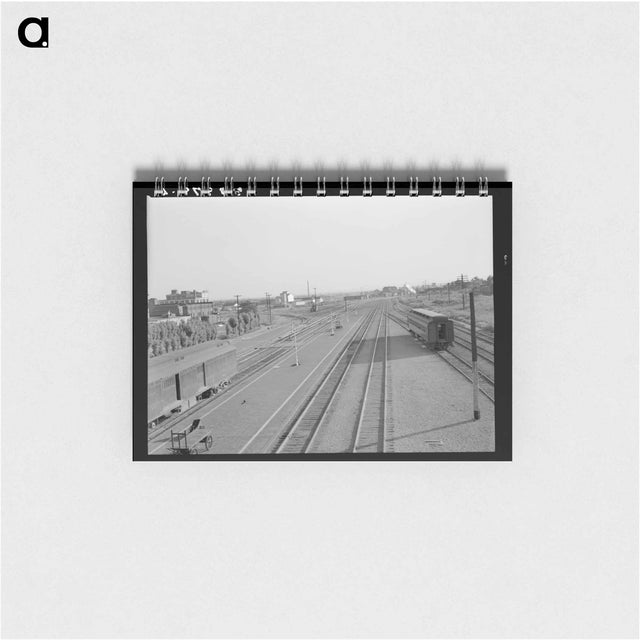 アートメモ帳-Railroad Yards, Muskogee, Oklahoma
 - ラッセル リー Memo.