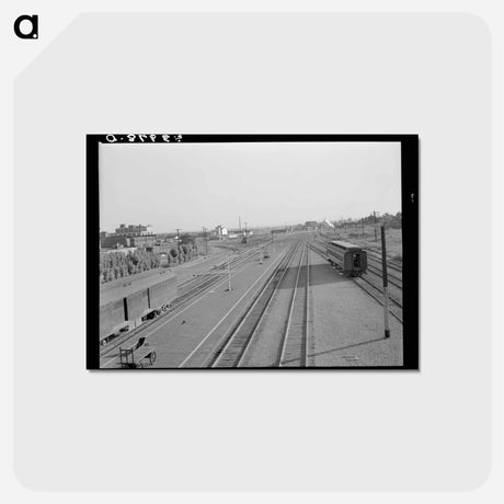 アートポストカード-Railroad Yards, Muskogee, Oklahoma
 - ラッセル リー Postcard.