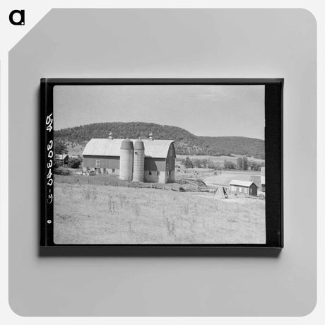 アートパネル-Wisconsin Farm
 - ラッセル リー Canvas.