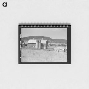 アートメモ帳-Wisconsin Farm
 - ラッセル リー Memo.