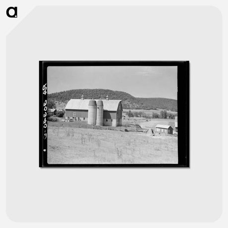 アートポストカード-Wisconsin Farm
 - ラッセル リー Postcard.