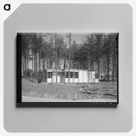 アートパネル-Greenbelt House
 - ラッセル リー Canvas.