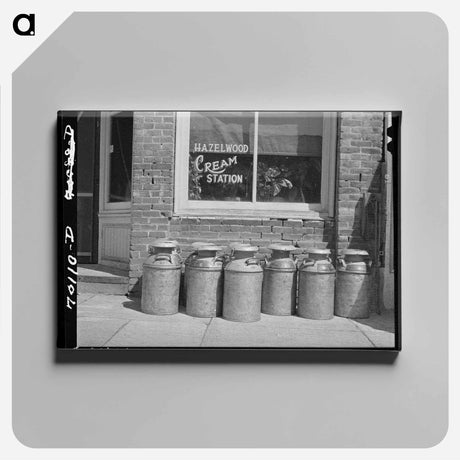 アートパネル-Cream Cans, Genesee
 - ラッセル リー Canvas.