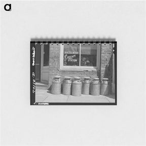 アートメモ帳-Cream Cans, Genesee
 - ラッセル リー Memo.