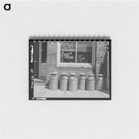 アートメモ帳-Cream Cans, Genesee
 - ラッセル リー Memo.