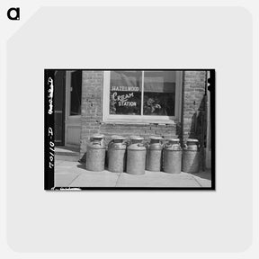 アートポストカード-Cream Cans, Genesee
 - ラッセル リー Postcard.