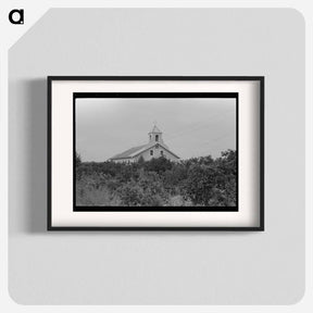アートポスター-Church in the Orange Growing Section, Boothville, Louisiana
 - ラッセル リー Poster.