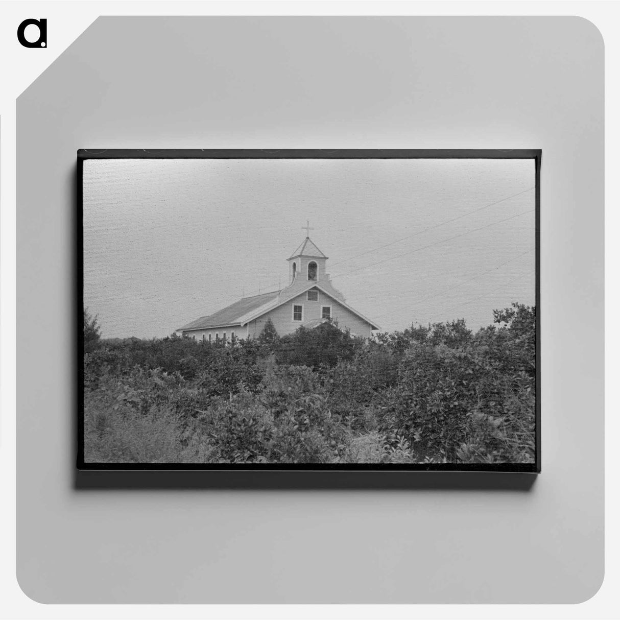 アートパネル-Church in the Orange Growing Section, Boothville, Louisiana
 - ラッセル リー Canvas.