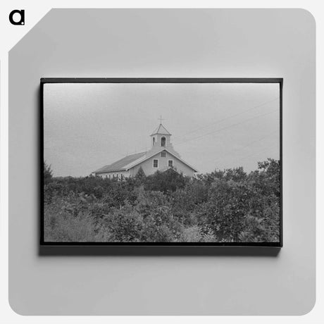 アートパネル-Church in the Orange Growing Section, Boothville, Louisiana
 - ラッセル リー Canvas.
