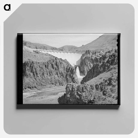 アートパネル-Owyhee Dam, Malheur County
 - ラッセル リー Canvas.