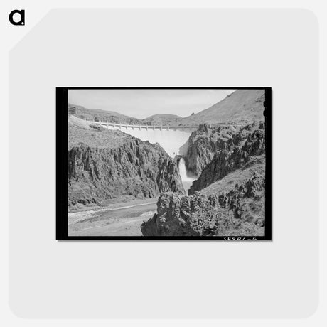 アートポストカード-Owyhee Dam, Malheur County
 - ラッセル リー Postcard.