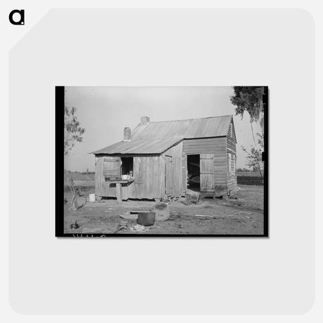 アートポストカード-Home of Day Laborer
 - ラッセル リー Postcard.