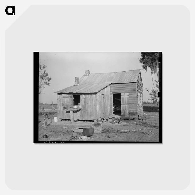 アートポストカード-Home of Day Laborer
 - ラッセル リー Postcard.
