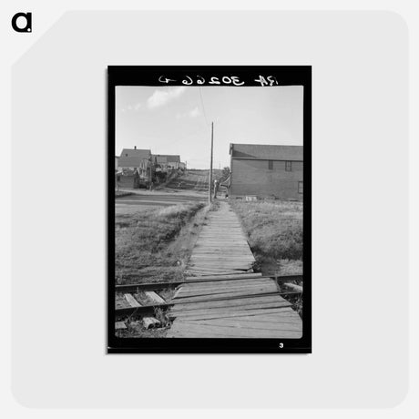 アートポストカード-Boardwalk in Winton
 - ラッセル リー Postcard.