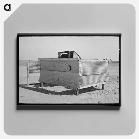 アートパネル-Privy for Spinach Cutters
 - ラッセル リー Canvas.