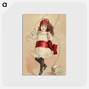 アートポストカード-Clark's O.N.T. Spool Cotton
 - ボストン公共図書館 Postcard.