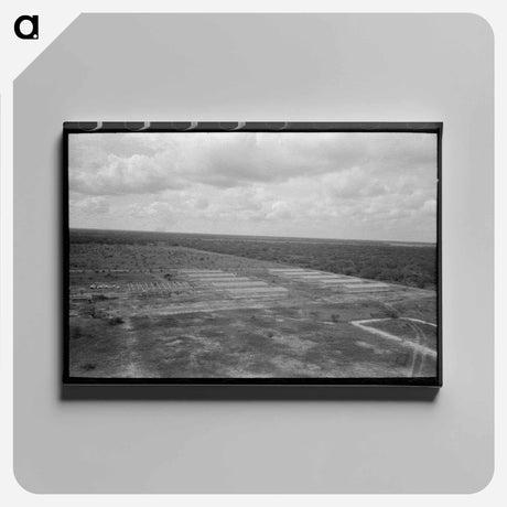 アートパネル-Migrant Camp Under Construction
 - ラッセル リー Canvas.