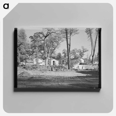 アートパネル-Project City Houses
 - ラッセル リー Canvas.