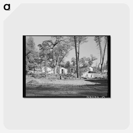 アートポストカード-Project City Houses
 - ラッセル リー Postcard.