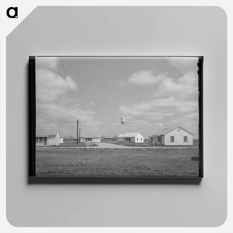 アートパネル-Migratory Labor Camp Houses
 - ラッセル リー Canvas.