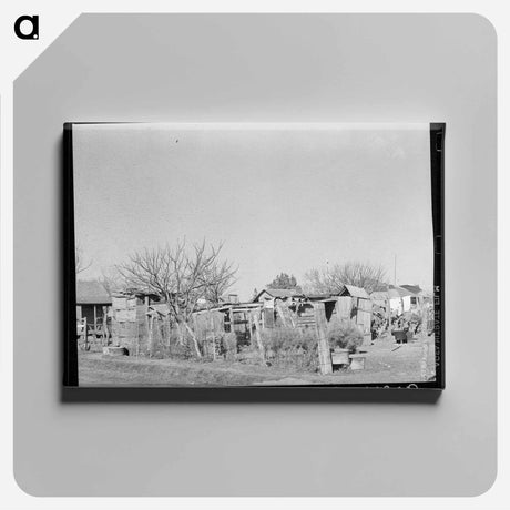 アートパネル-Backyard of Mexican District
 - ラッセル リー Canvas.