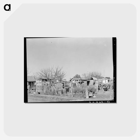 アートポストカード-Backyard of Mexican District
 - ラッセル リー Postcard.
