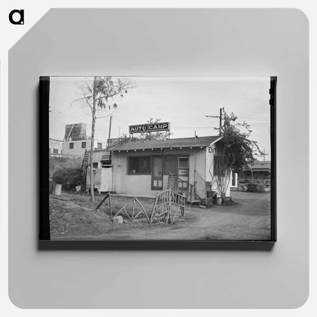アートパネル-Trailer Camp Sanitary Facilities
 - ラッセル リー Canvas.