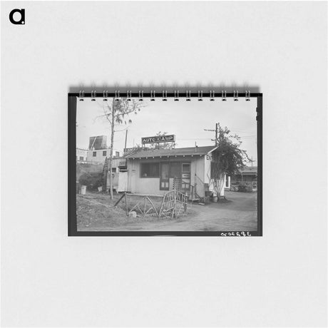 アートメモ帳-Trailer Camp Sanitary Facilities
 - ラッセル リー Memo.