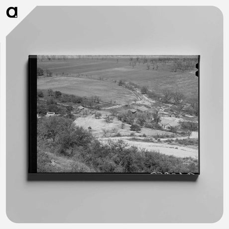 アートパネル-Kimble County Ranch
 - ラッセル リー Canvas.