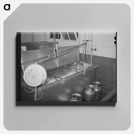 アートパネル-Pasteurizing Milk, San Angelo
 - ラッセル リー Canvas.
