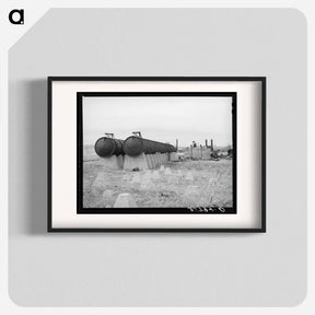 アートポスター-Big Spring Cotton Gin Wreckage
 - ラッセル リー Poster.